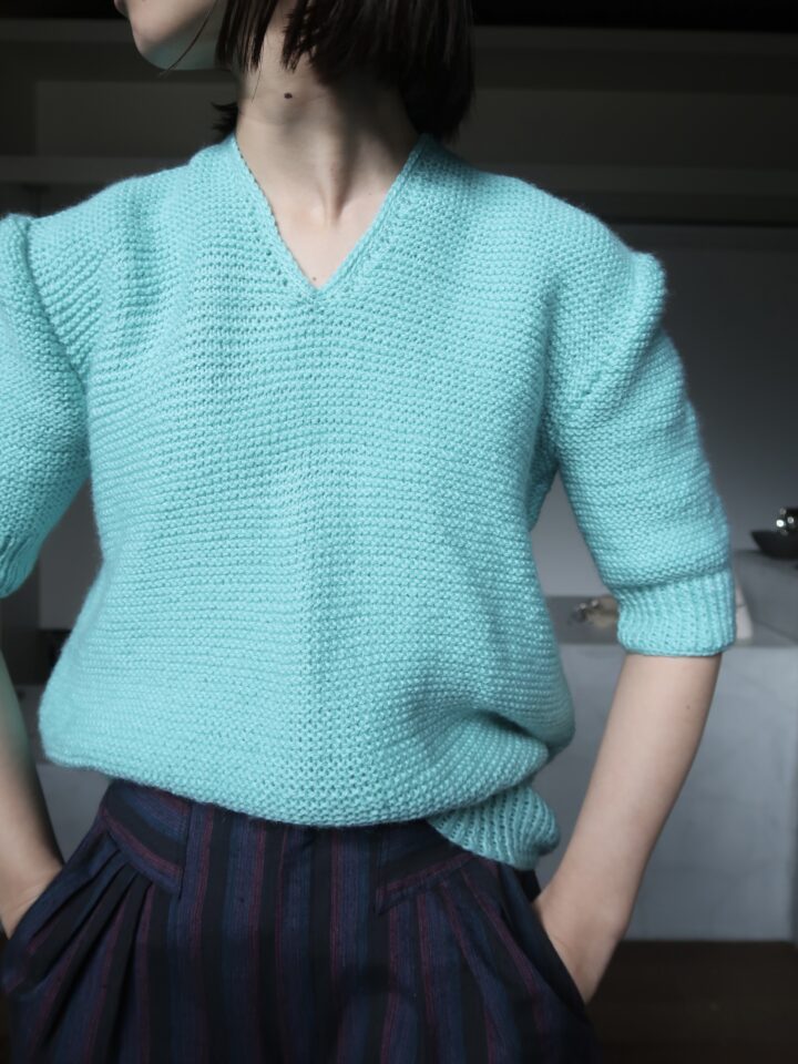 short sleeve knit