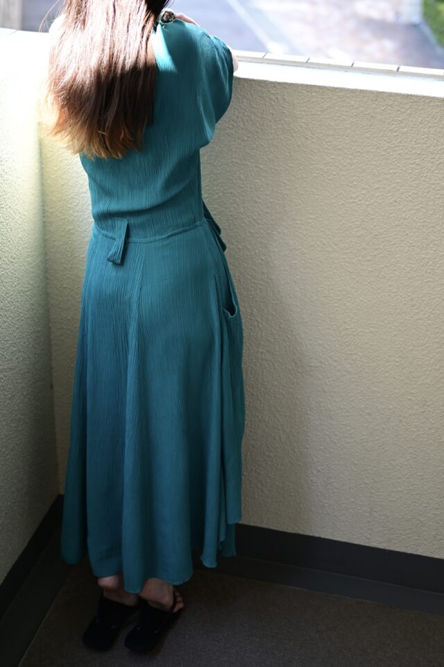 vintage green dress