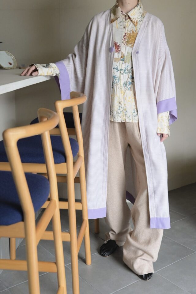 vintage wide sleeve coat