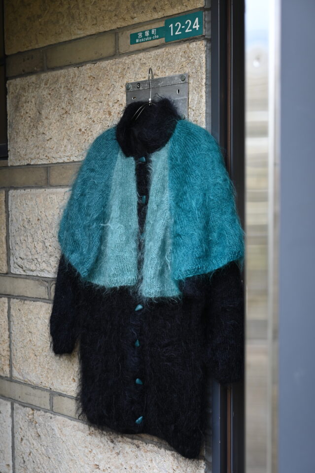 vintage handmade mohair coat