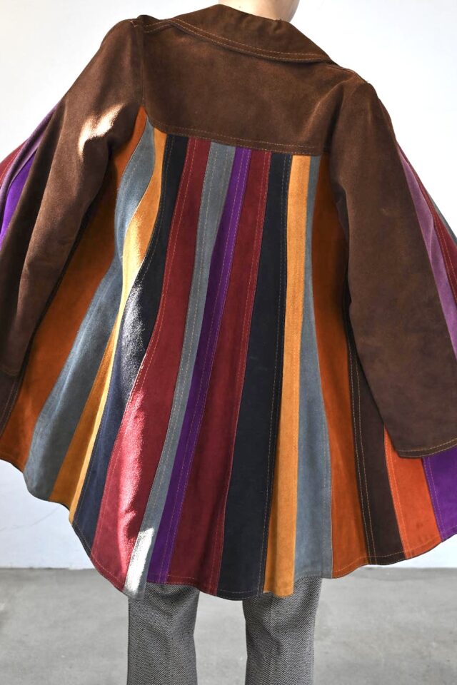 GASSY JACK 70s suede patchwork jacket